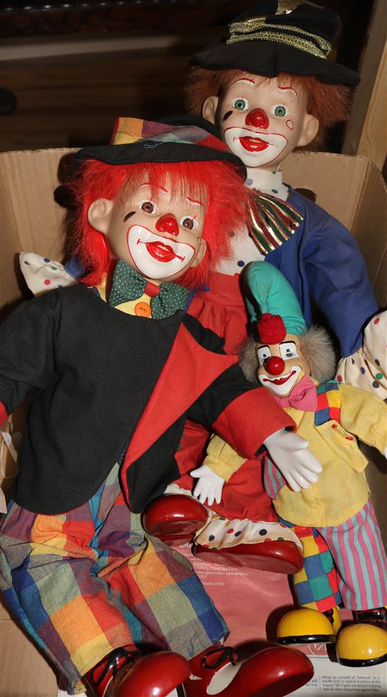Three puppet dolls